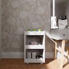 Suporte Mesa +3 Bandejas Auxiliar Para Clínica De Estética