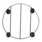 Suporte chão para vasos Single 32cm Preto