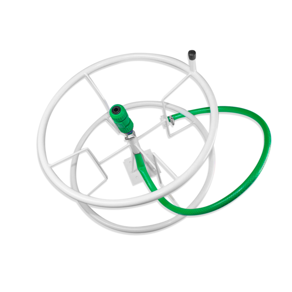 Suporte Metal Para Mangueira - 50mt Enrolador Para Jardim