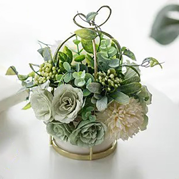 Suporte Metal Vaso De Resina Estilo Nórdico 3072