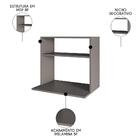 Suporte Micro-ondas Forno Armário Aéreo 60cm 1 Prateleira Aur