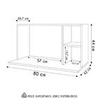 Suporte Micro-ondas Forno Armário Aéreo 80cm 2 Prateleiras Ma