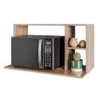 Suporte Micro-ondas Forno Armário Aéreo 80cm 2 Prateleiras Ma