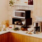 Suporte Micro-ondas Forno Elétrico Suspenso Cozinha Preto