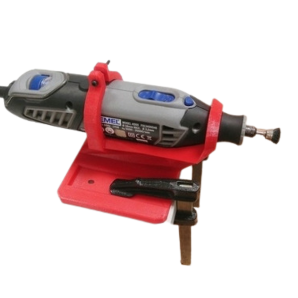 Suporte Micro Retifica Dremel 4000 Fixar Em Bancada Mesa 110v