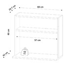 Suporte Microondas Com Nicho Porta Tempero Para Cozinha Louis