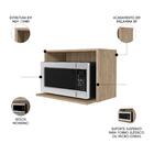 Suporte Microondas E Forno Elétrico Aéreo 60cm Itália Castanh