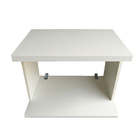 Suporte Microondas Simples Branco Em Mdf [f031]