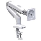 Suporte Monitor Branco Articulado 17 A 35 Pistão F80w Elg