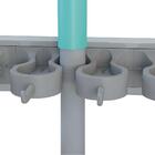 Suporte Mops E Vassouras C/11 Compartimentos Cinza Flashlimp