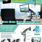 Suporte Multiarticulado Fh80n Para Monitor Com Torre E Pistão