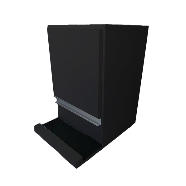 Suporte Multiuso Para Bike Com Armário Em Mdf - Preto