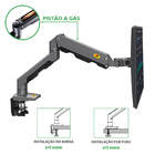 Suporte Nb G50 De Mesa C/ Usb P/ Tv/monitor De 27" 45" Preto