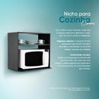 Suporte Nicho Aereo Para Microondas Forno Elétrico Preto