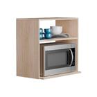 Suporte Nicho Para Micro-ondas Forno Elétrico Cozinha Carvalh