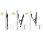 Suporte Nogap Para Tv Qled Samsung 49-55-65 Das Q7 Q8 Q9 Led-