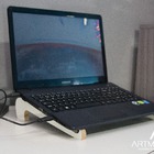 Suporte Notebook + Apoio Em Mdf Branco 28x55