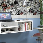 Suporte Notebook Home Parede Organizador Aéreo Suspenso