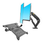 Suporte Notebook Kit Bandeja Nbh-1 + Suporte Pistão F80 Nb