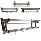 Suporte Organizador Banheiro Cozinha Aço Inox Prateleira Ganc