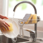 Suporte Organizador C/ Fixação Na Torneira Sabão Pia Cozinha