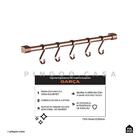 Suporte Organizador De Cozinha Suspenso Garça Pingoo.casa - D