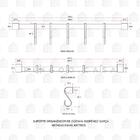 Suporte Organizador De Cozinha Suspenso Garça Pingoo.casa - P