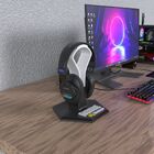 Suporte Organizador De Mesa Compatível Com Headphone Headset