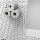 Suporte Organizador De Parede Para Rolos De Papel Higiênico D