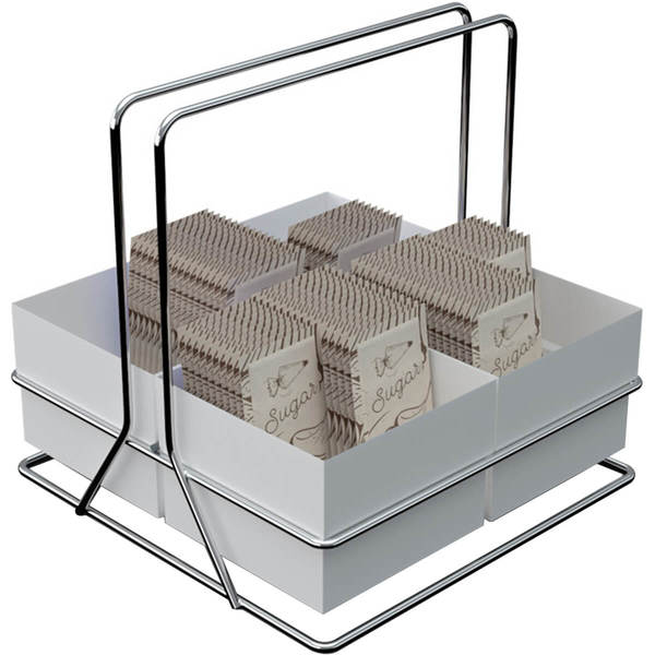 Suporte Organizador Espaço Do Café Porta Sachê Açúcar Adoçant