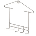 Suporte Organizador Gancho Porta Chaves Casinha Cromado - Cód