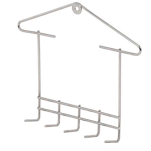 Suporte Organizador Gancho Porta Chaves Casinha Cromado - Cód