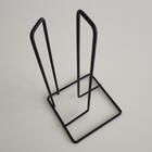 Suporte Organizador Porta Papel Toalha  Aramado Preto De Mesa