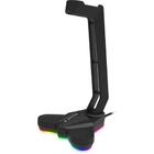 Suporte P/ Headset Rgb Vickers Preto Fortrek G