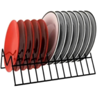 Suporte P/ Pratos Vertical Elegance Preto Dicarlo