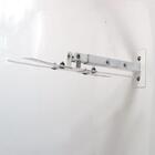 Suporte P/ Projetor Branco Universal Ajustável 3 E 4 Furos Da