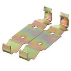 SUPORTE P/DISJUNTOR ACO BICROMATIZADO NUMERO DISJUNTORES 2 NEMA EMBALAGEM C/10UN KIT FLEX