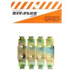 SUPORTE P/DISJUNTOR ACO BICROMATIZADO NUMERO DISJUNTORES 4 NEMA EMBALAGEM C/10UN KIT FLEX