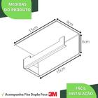 Suporte Papel Higiênico Adesivo Colar Na Parede Preto Elg