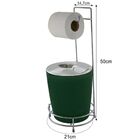Suporte Papel Higiênico Com Lixeira 5 Litros Cromo Vitra - Ve