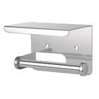 Suporte Papel Higienico Inox Banheiro Lavabo Prateleira Apoio