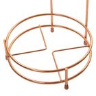 Suporte Papel Higiênico Para Lixeira Até 5 L Cobre Rosé Gold