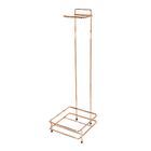 Suporte Papel Higiênico Para Lixeira Quadrada E Retangular -