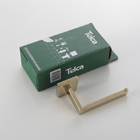 Suporte Papel Higienico Parede de Banheiro Aço Inox Dourado