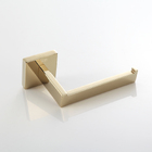 Suporte Papel Higienico Parede de Banheiro Aço Inox Dourado