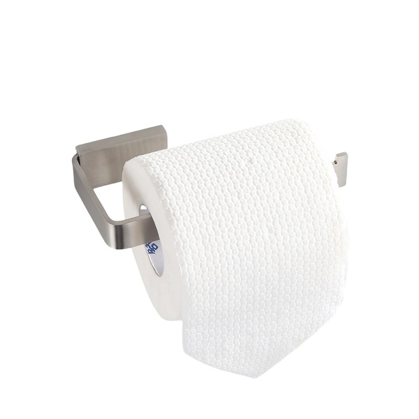 Suporte Papel Higienico Parede de Banheiro em Aço Inox Escova