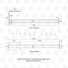 Suporte Papel Toalha Para Cozinha Gourmet Aço Inox 304 Biguá