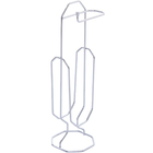 Suporte Papeleira Chão Porta Papel Higiênico 3 Rolos Cromado