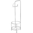 Suporte Papeleira E Lixeira Com Tampa Porta Papel Higiênico