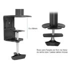 Suporte Para 2 Monitores 15 A 32 Base Morsa Ajuste De Altura